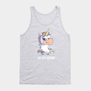 UNICORN- DON'T LOOK AT MY HORN Tank Top